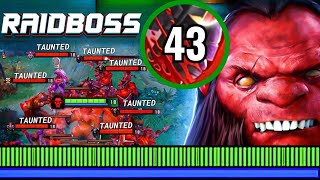 Unkillable Raidboss Axe🔥OMG 43Stacks Culling Blade 51Kills with Insane Bonus Armor🔥