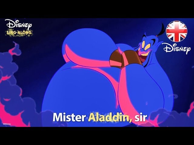 DISNEY SING-ALONGS | Friend Like Me - Aladdin Lyric Video | Official Disney UK class=