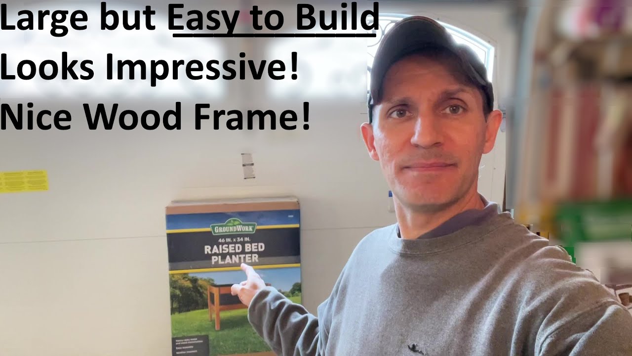 Building the GroundWork Wood Raised Bed Planter Sold by Tractor Supply