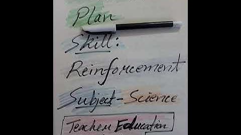 Micro-lesson Plan Science | Skill:Reinforcement | B.Ed. | B.El.Ed.| B.T.C.