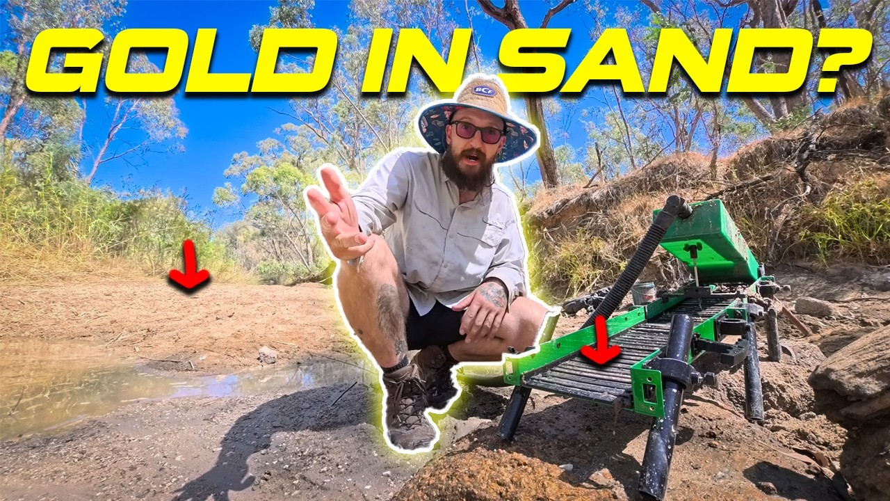 We Ran Sand Through a Sluice… Here’s the Gold!