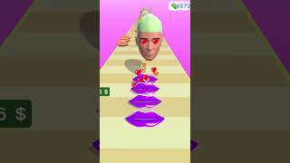 Lips Stack Run Master Game #68 #lipstick #shorts #games