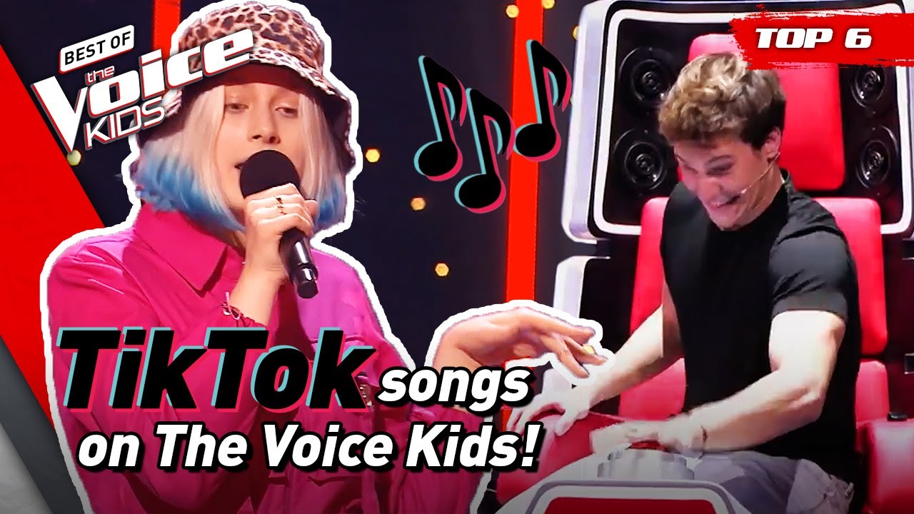 Famous TIKTOK songs on The Voice Kids! ?| Top 6
