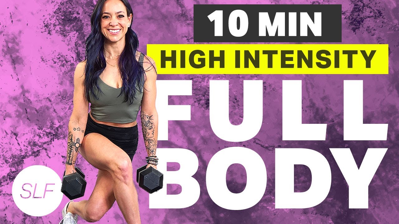Burn Fat and Build Muscle in 10 Minutes | Full Body HIIT Workout with ...