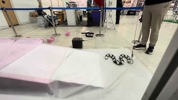 Snake Robot Demo at Army M&S Conference 2024 #UNIST #snake #robot #locomotion