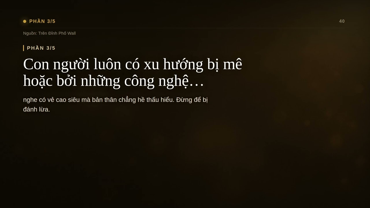 Video Trên Đỉnh Phố Wall