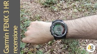 Garmin Fenix 3 HR la recensione