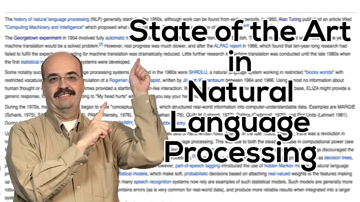 State of the Art in Natural Language Processing (N...