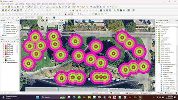 QGIS Creating buffers