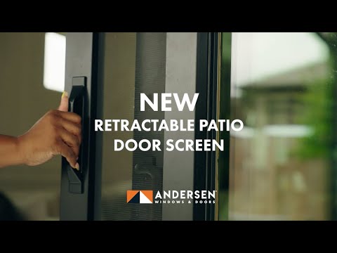 Andersen launches new retractable screen, designed to match perfectly with Andersen gliding patio doors.