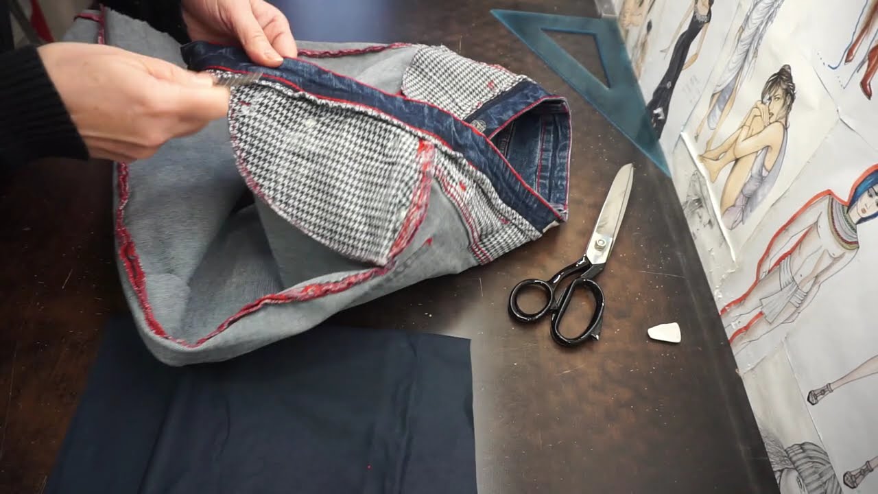 Come sostituire le tasche di un jeans.