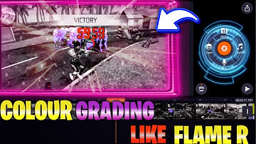 HOW TO EDIT COLOUR GRADING IN KINEMASTER 🔥| FLAME R🔥 | FREE FIRE MAX 2022