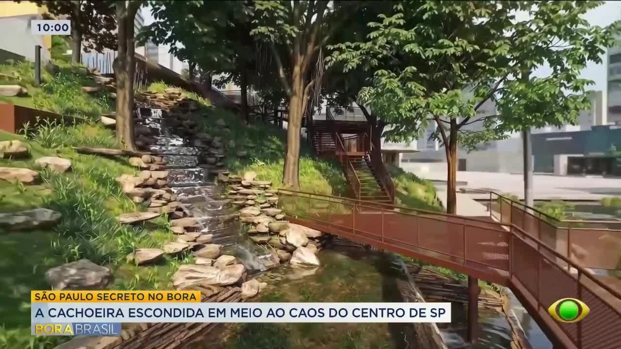 Conheça a cachoeira escondida no meio do caos do centro de SP