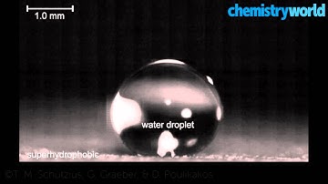 Trampolining droplets raise hopes for ice-shedding surfaces