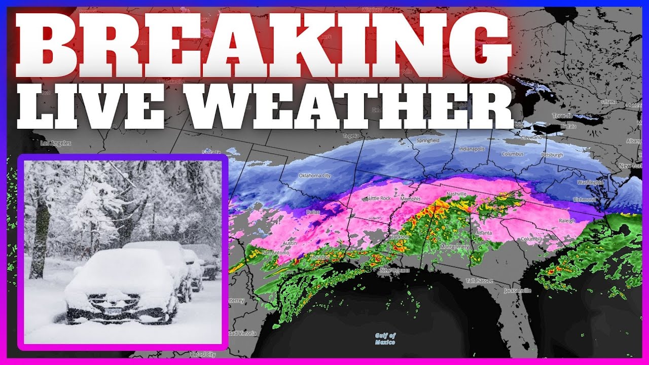 🔴LIVE - BREAKING Winter Storm Coverage - Live Radar & Webcams - YouTube