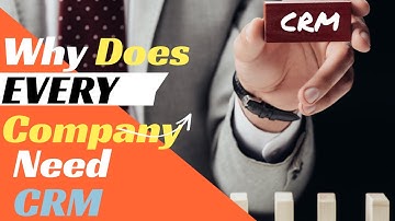 Why does every company need a CRM You must know