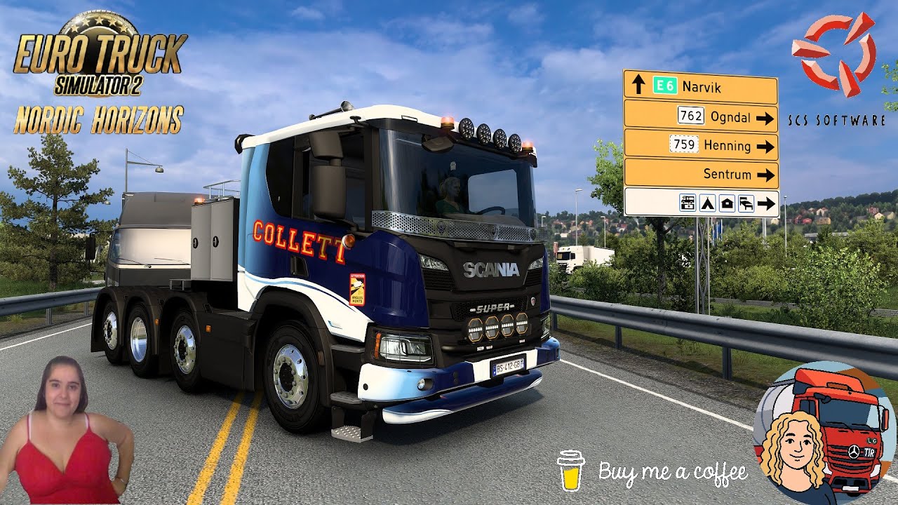 Euro Truck Simulator 2 (1.57) SCANIA NG Heavy Transport by Hardy