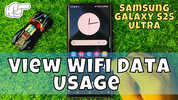 How to View WiFi Data Usage Samsung Galaxy S25 Ultra