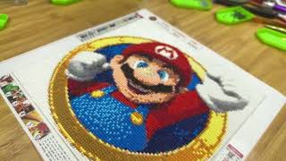 ASMR Relaxation: Super Mario Canvas Art Assembly Part 5