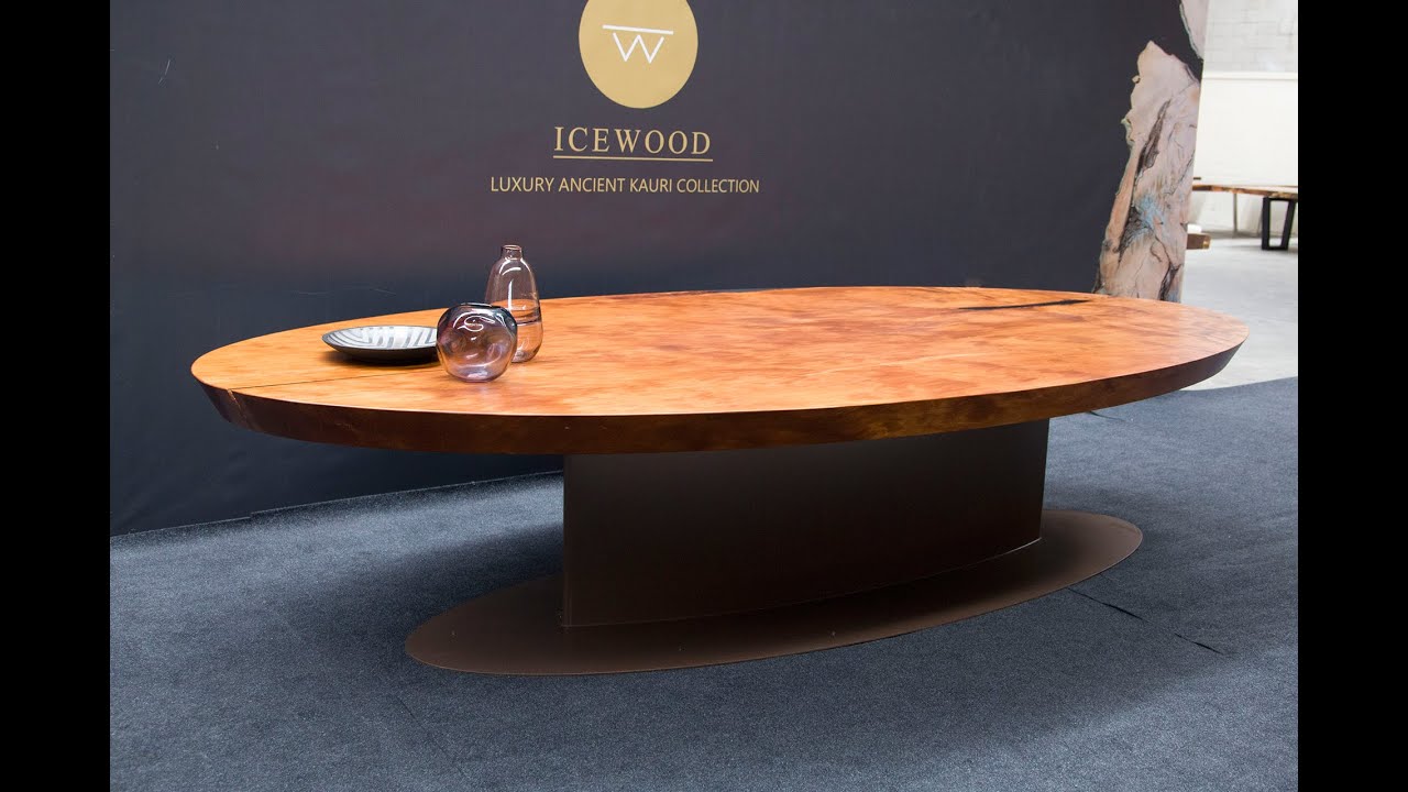 The Oval Table | Ancient Kauri table | Icewood Ancient Kauri