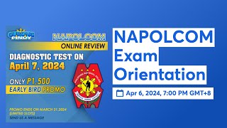 NAPOLCOM Exam Orientation (April 6, 2024) screenshot 1