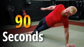 OBLIQUES STRENGTH TEST (Can you hold this for 90 seconds)