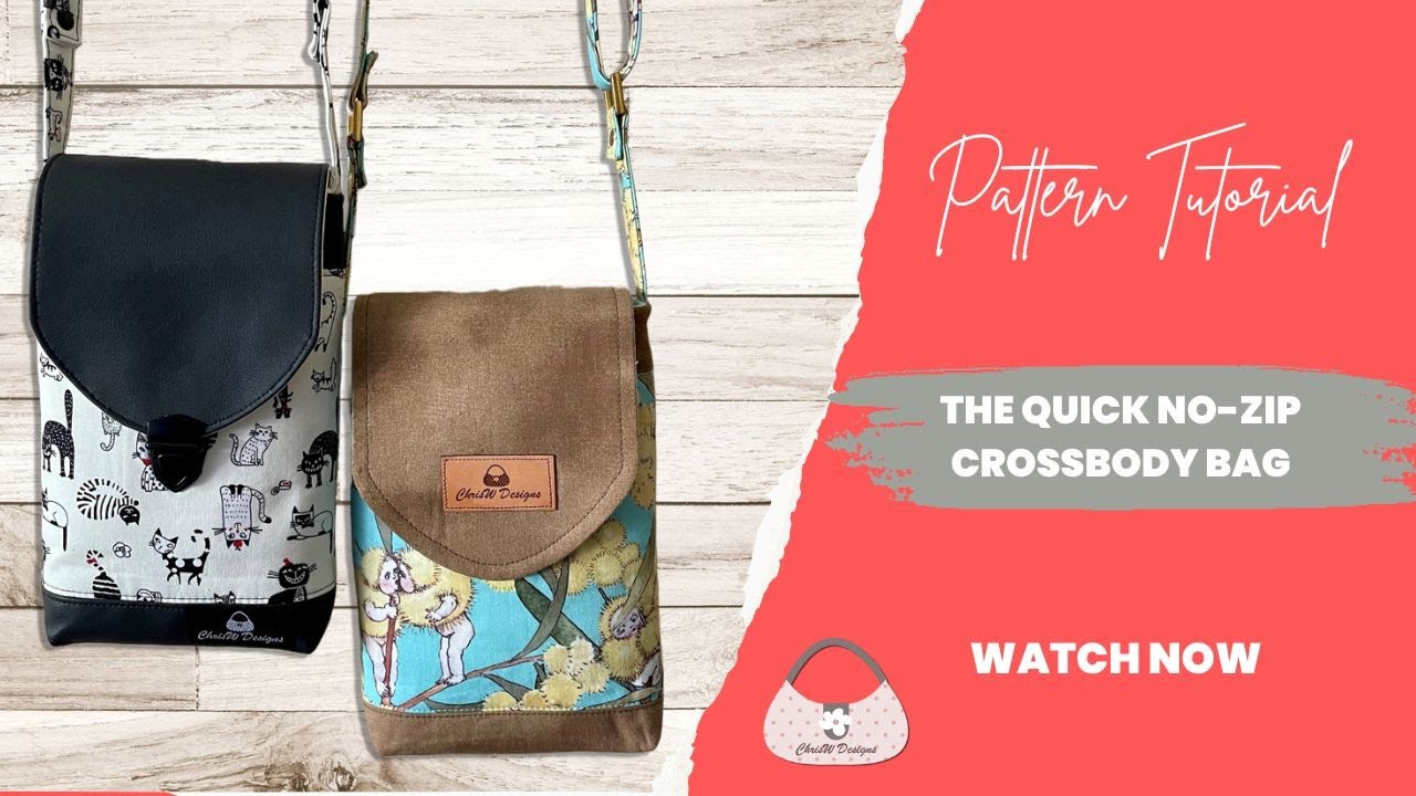 The Morphing Convertible PDF Pattern - Bag Sewing Patterns by ChrisW Designs