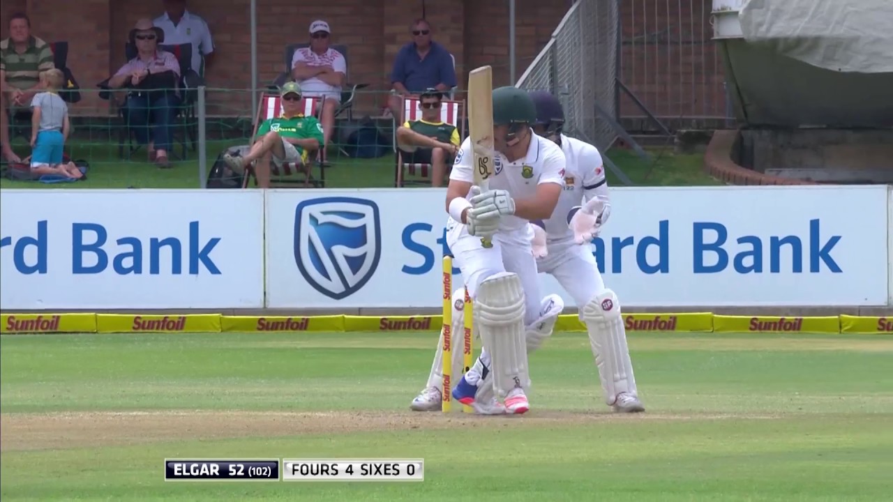 South Africa vs Sri Lanka - 1st Test - Day 3 - Dean Elgar 50