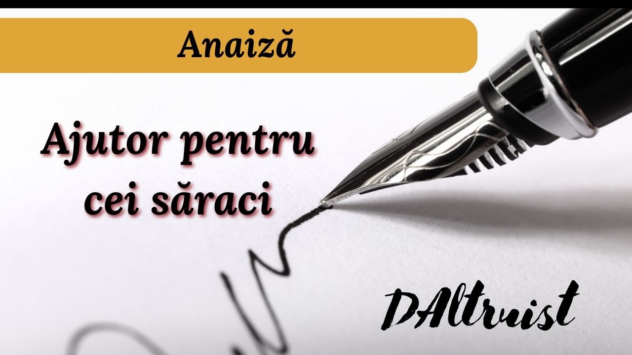 Cum putem ajuta pe cei săraci