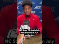 #accfootball  #mediaday #shorts #ncstatefootball  #c2sports #fashionista  #justinjoly