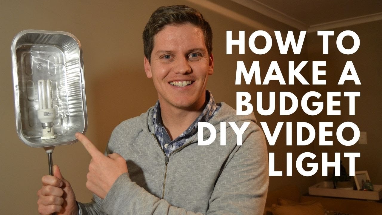 Cheap Video Light // How To Make a Budget DIY Video Light YouTube