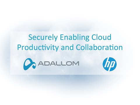 Adallom and HP Partnership