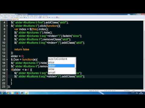 Jquery Slider Yapımı