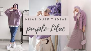 40+ hijab outfit ideas—lilac and purple colour screenshot 2