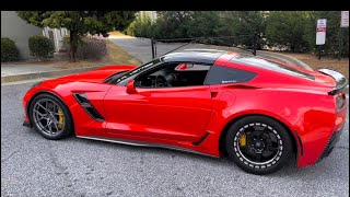 GETTING MY C7 CORVETTE CALIPERS PAINTED & Burble Tune