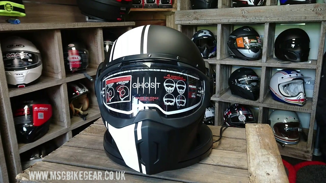 Caberg Ghost Helmet 360° View - MSGBikeGear.co.uk - YouTube