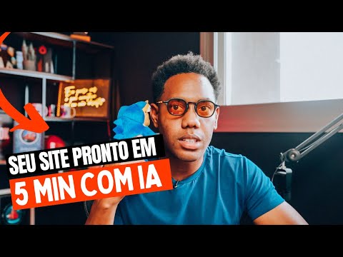 Como criar um site profissional com IA em 5 minutos [2025]