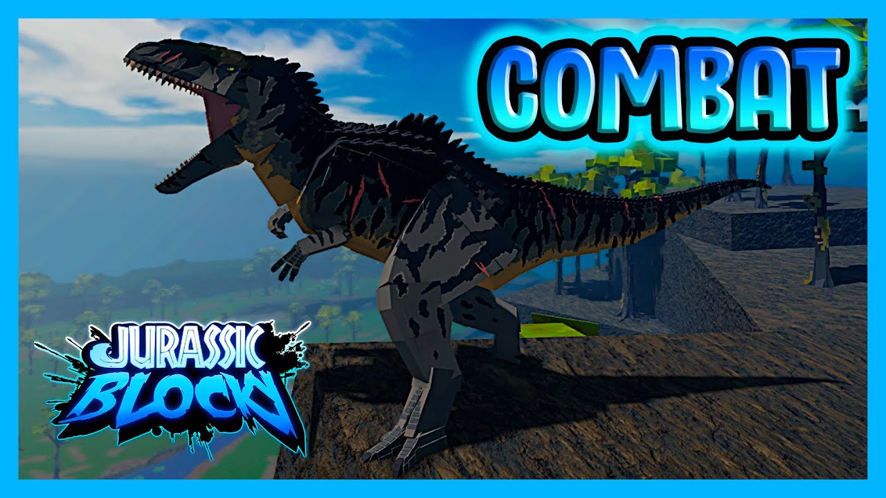 GIGANOTOSAURUS REMODEL COMBAT GAMEPLAY! - Roblox Jurassic Blocky