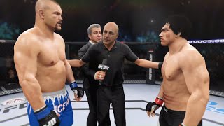 Bruce Lee vs. Chuck Liddell - EA Sports UFC 2 🐲 - Dragon Fights 🐉