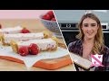 Raspberry Lemonade Cheesecake Slices - In The Kitchen With Kate