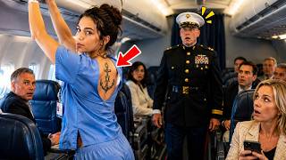 They Mocked a Nurse in First Class—Then a Marine General Saw Her Tattoo and Went Silent