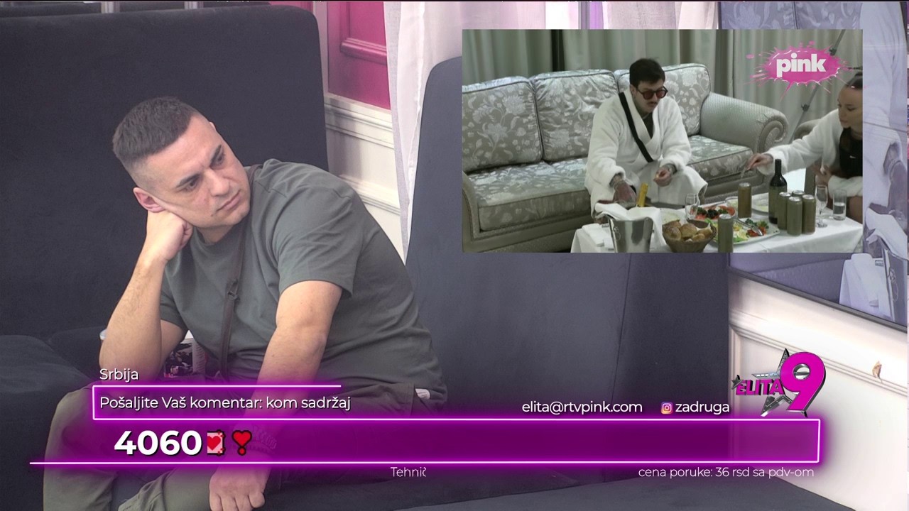 Elita 9: Bebica menja boje poput semafora dok gleda Đukića i Teodoru u hotelu - 06.03.2026.