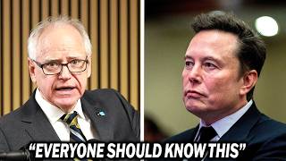 Elon Musk Exposes 'traitor' Tim Walz as alleged Minn. fraud scandal Is About to be Solved