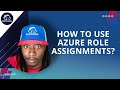 How to assign azure role assignments to users and resource groups