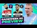 CHIPS, CHIPS, CHIPS 🍟 FPL GAMEWEEK 30 PREVIEW 💪 |  Fantasy Premier League Tips 2025/26