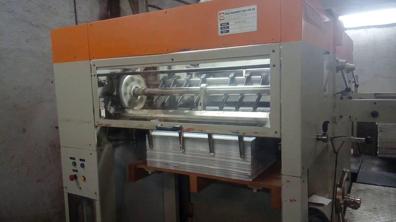 semi auto box punching machine YouTube