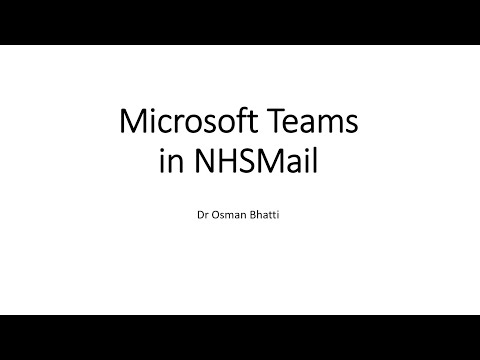 Microsoft Teams in NHSMail