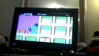 Shinobi Sega Master System Pause Glitch 1 (Rising & Sinking Enemy )