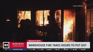 Fire breaks out at Logan Square warehouse