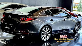New Arrival! 2026 New Mazda 3 Sedan Super Premium - New Technology Exterior and Interior